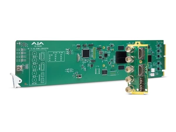 AJA OG-4K2HD, Ner-omvandlare, Grön, 4096 x 2160 pixlar, 480i, 576i, 720p, 1080i, 1080p, 2160p, 0 - 40 ° C, -40 - 60 ° C
