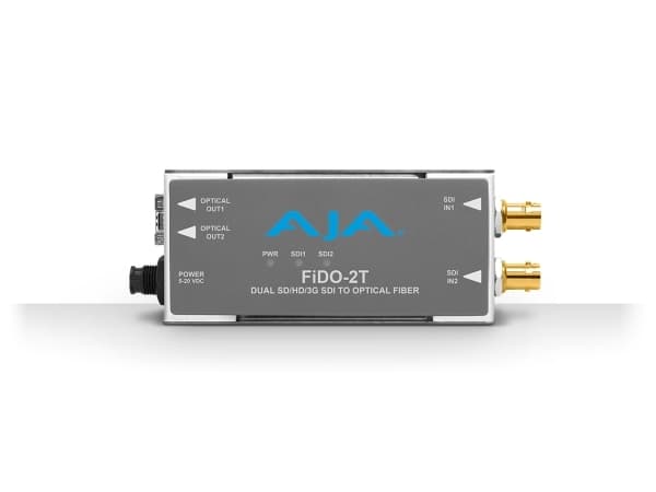 AJA FiDO-2T, Aktiv videokonverterare, Grå, 3 Gbit/s, BNC
