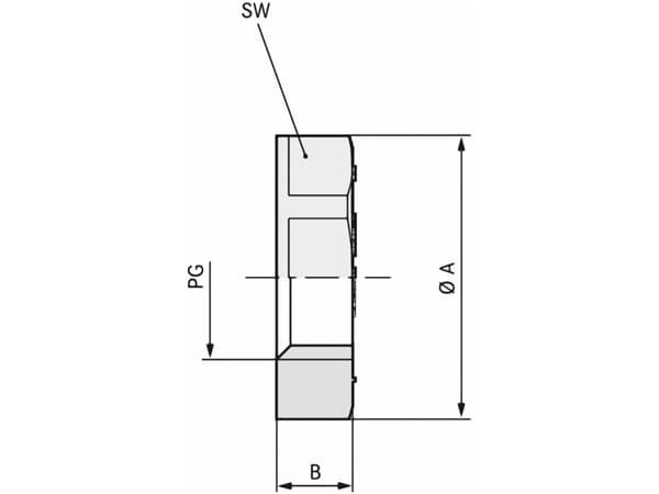 Lapp 52000150, Låsmutter, Polystyrol, Grå, PG16, Mätt, -20 - 70 ° C
