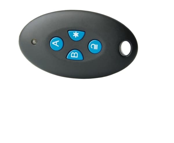 ABUS FU8150, Turvajärjestelmä, IR Langaton, Painikkeiden painaminen, Musta, Sininen