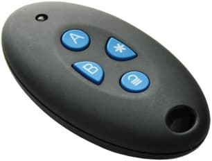 ABUS FU8150, Turvajärjestelmä, IR Langaton, Painikkeiden painaminen, Musta, Sininen musta, Sininen