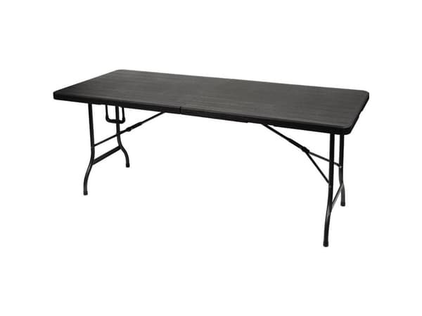 Perel FP180W, Sort, High-Density Polyethylene (HDPE), Stål, Rektangulær form, 4 ben, H-ben, 750 mm