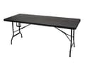 Miniatyrbilde 1 av 4: Perel FP180W, Sort, High-Density Polyethylene (HDPE), Stål, Rektangulær form, 4 ben, H-ben, 750 mm