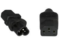 MicroConnect - Stikadapteri - IEC 60320 C6 til IEC 60320 C13 - lajittelu