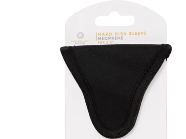ICIDU Neoprene Hard Disk Sleeve, Sleeve til laptop, Neopren, Svart, Alle merker, 2,5" HDD, Hånd (bærende), I lommen (bærbar)
