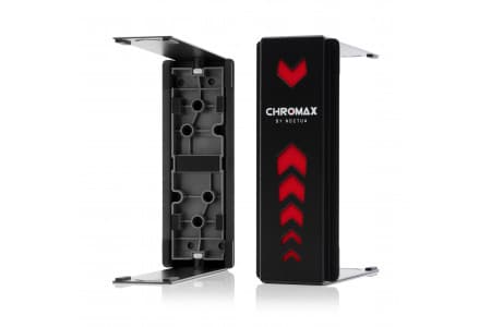 Noctua NA-HC1, Viftedeksel, Aluminium, Sort, NH-U12S , NH-U12S TR4-SP3 , NH-U12S SE-AM4, NH-U12S DX-3647, NA-HC1 chromax.black.swap heatsink cover Sw