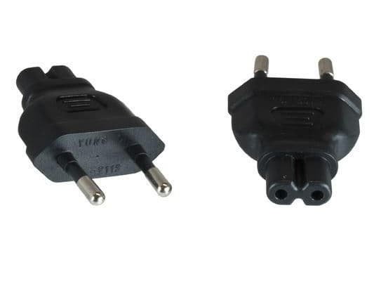 Microconnect PEEUC7AD, Type M, C7, 230 V, Black, Female/Female, 20 g