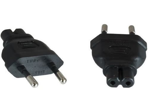 Microconnect PEEUC7AD, Type M, C7, 230 V, Black, Female/Female, 20 g