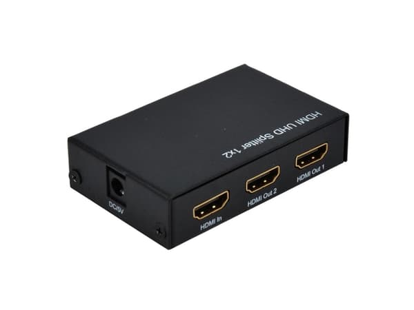 ROLINE 14013585, HDMI, 2x HDMI, Sort, 60 Hz, 480i, 480p, 720i, 720p, 1080i, 1080p, 2160p, Nettverk