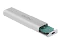 Miniatyrbilde 2 av 5: Delock - Drevkabinett - M.2 NVMe Card - USB 3.2 (Gen 2) - sølv