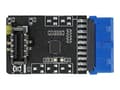 Miniatyrbild 3 av 5: Delock USB 3.2 Gen 1 Adapter Pin Header - USB intern till extern adapter - 19-stifts USB 3.0-kontakt (hona) till USB typ A (hona) - 5 V - 900 mA - ak
