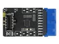 Miniatyrbild 5 av 5: Delock USB 3.2 Gen 1 Adapter Pin Header - USB intern till extern adapter - 19-stifts USB 3.0-kontakt (hona) till USB typ A (hona) - 5 V - 900 mA - ak