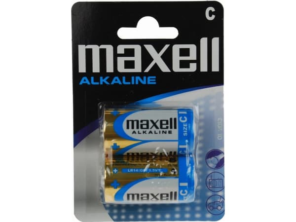 Maxell Alkaline Ace, Engangsbatteri, Alkalinsk, 1,5 V, 65 g, LR14