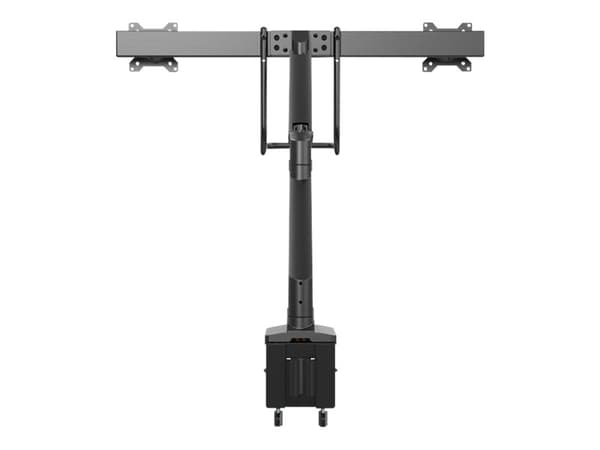StarTech.com Dubbel monitorarm - Kraftig - Genomföring/Skrivbordfäste - Monteringssats - justerbar arm - för 2 monitorer - extra kraftigt stål - svar