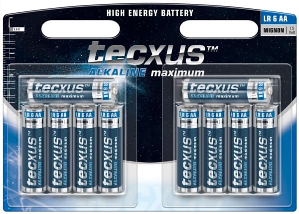 tecxus Alkaline Maximum - Batteri 10 x AA-type - Alkalisk