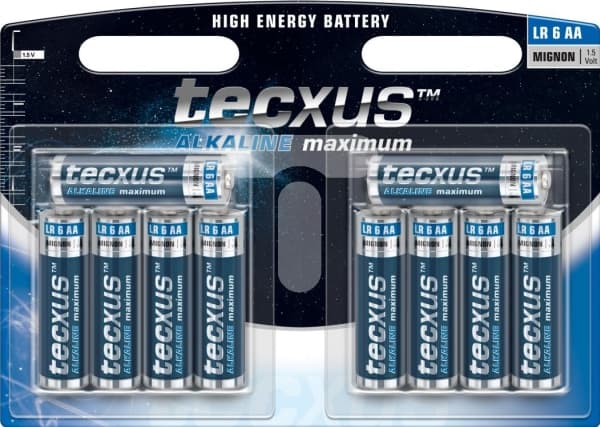 tecxus Alkaline Maximum - Batteri 10 x AA-type - Alkalisk