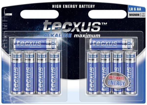 tecxus Alkaline Maximum - Batteri 10 x AA-type - Alkalisk