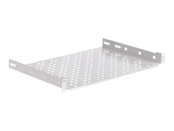 Netrack Equipment Shelf - Hylla för rack - RAL 7035, grå - 1U - 19"