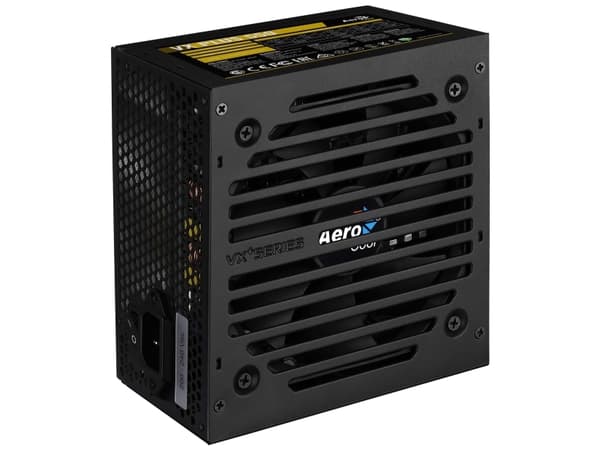 Aerocool VX PLUS 550, 550 W, 230 V, 47 - 63 Hz, 5 A, 120 W, 504 W