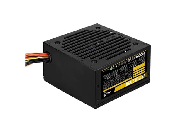 Aerocool VX PLUS 550, 550 W, 230 V, 47 - 63 Hz, 5 A, 120 W, 504 W Sort