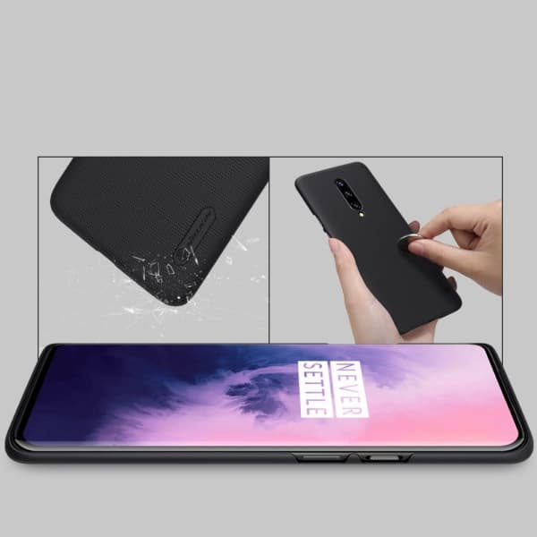 Nillkin Nillkin Nillkin Frosted Shield OnePlus 7 Pro kotelo - Musta universaali