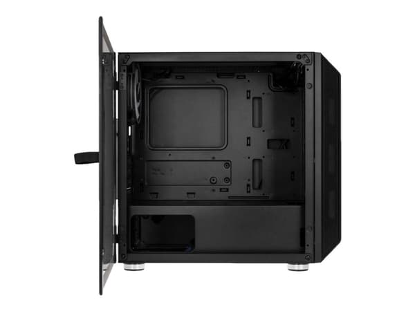 Kolink Citadel Mesh RGB - Tower - micro ATX - genomskinlig sidopanel (härdat glas) - ingen strömförsörjning (ATX) - svart - USB/ljud