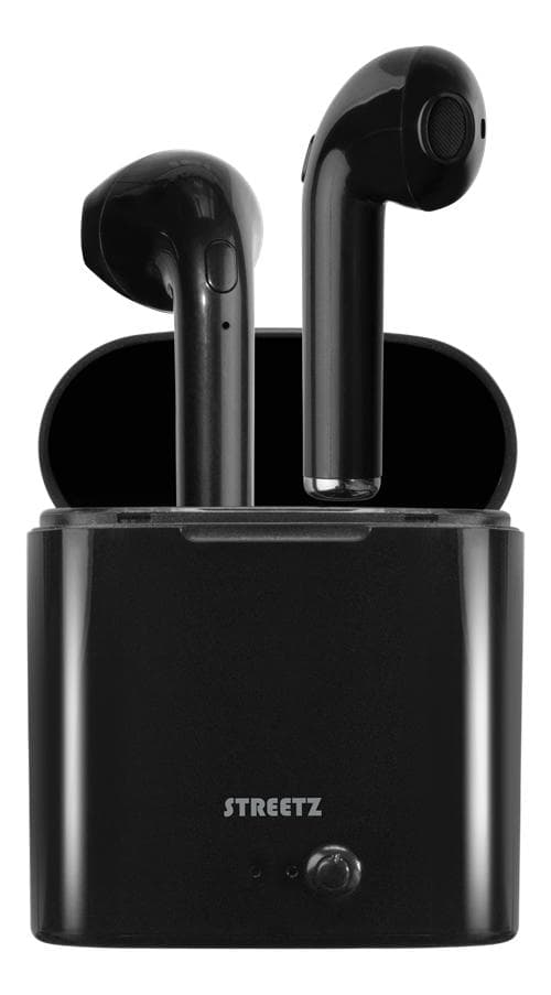 Streetz True Wireless Stereo hörlurar med laddningsetui
