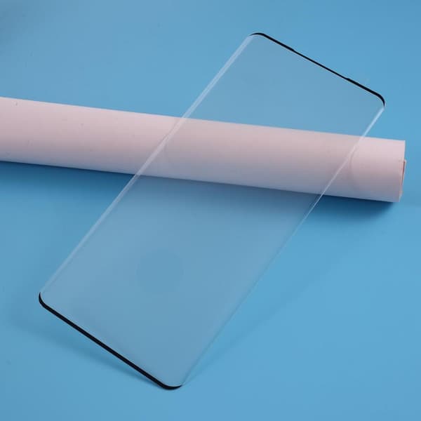 Samsung Galaxy S20 Ultra buet hærdet glas i fuld størrelse (fingeraftrykslåsning)