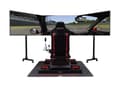 Miniatyrbilde 3 av 5: Next Level Racing Free Standing Triple Monitor Stand - Monteringssett (gulvstativ) - for 3 LCD/plasma-paneler - skjermstørrelse: 32"-65"