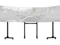 Miniatyrbilde 5 av 5: Next Level Racing Free Standing Triple Monitor Stand - Monteringssett (gulvstativ) - for 3 LCD/plasma-paneler - skjermstørrelse: 32"-65"