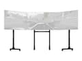 Miniatyrbilde 1 av 5: Next Level Racing Free Standing Triple Monitor Stand - Monteringssett (gulvstativ) - for 3 LCD/plasma-paneler - skjermstørrelse: 32"-65"