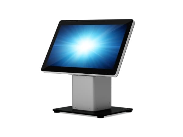 Elo Slim Self-Service Countertop Stand - Ställ - för butiksterminal - svart/silver - för Elo 1502L, 2002L, 2202L, 2402L, 2702L; I-Series ESY15i2, ESY