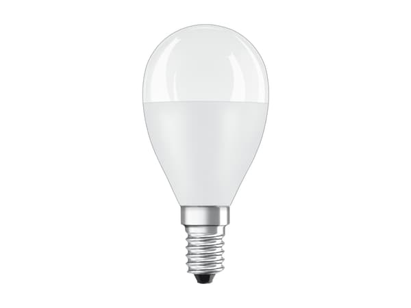 OSRAM LED STAR - LED-lyspære - mattslipt finish - E14 - 7.5 W (ekvivalent 60 W) - klasse F - varmt hvitt lys - 2700 K