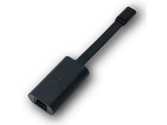 Dell - Nätverksadapter - USB-C - Gigabit Ethernet - svart