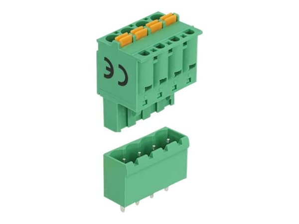 Delock - Avslutningsblock - grön