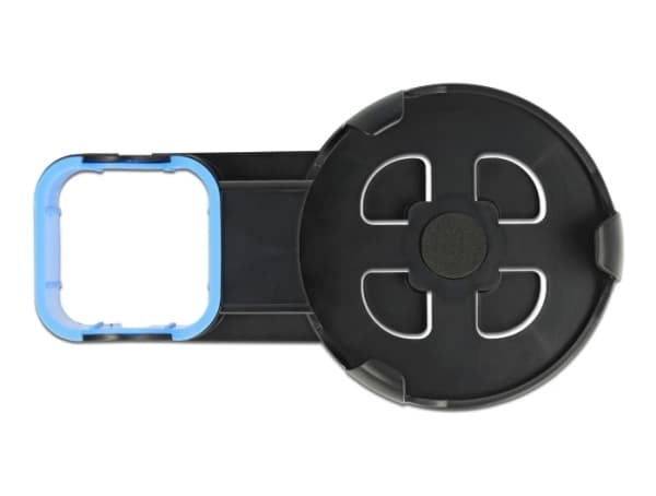 Delock - Konsol - för smart högtalare - plast - svart, blå - väggmonterbar - för Amazon Echo Dot (3rd Generation)