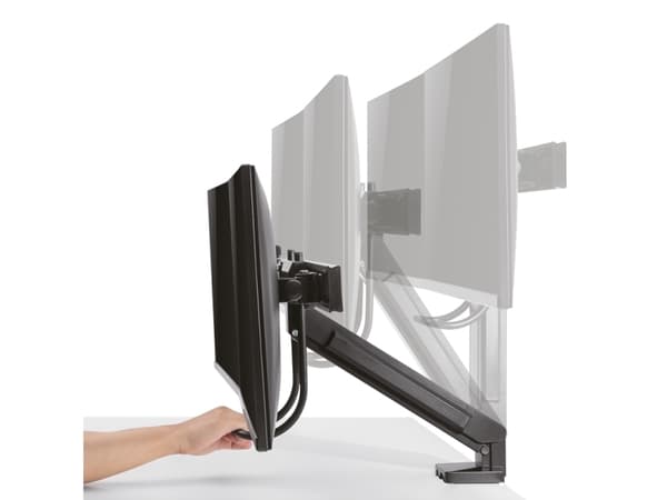 LogiLink BP0102, Klämma, 6,5 kg, 43,2 cm (17"), 68,6 cm (27"), 100 x 100 mm, Svart