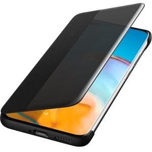 Huawei P40 Smart View Flip Cover Case Original - Svart