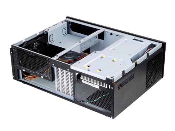 Silverstone Grandia GD05, HTPC, PC, Sort, DTX, micro ATX, Mini-ITX, Alumiini, Muovi, SECC, Hjemme/Contour