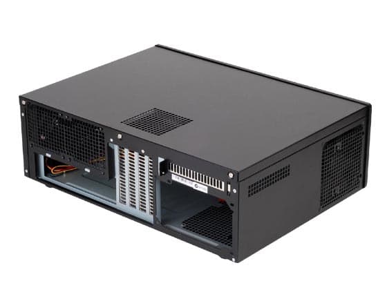 Silverstone Grandia GD05, HTPC, PC, Sort, DTX, micro ATX, Mini-ITX, Alumiini, Muovi, SECC, Hjemme/Contour