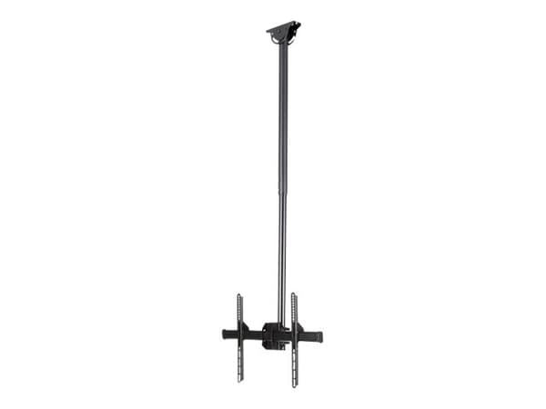 StarTech.com TV-takfäste - 1,06 till 1,52 m stång - Konsol - för platt panel - stål - svart - skärmstorlek: 32"-75" - takmonterbar - för P/N: HDMIPLA