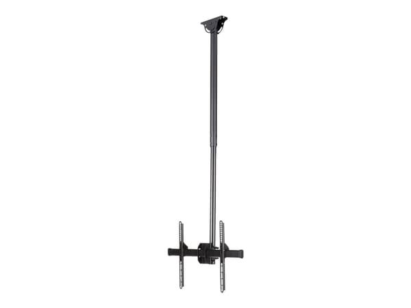 StarTech.com TV-takfäste - 1,06 till 1,52 m stång - Konsol - för platt panel - stål - svart - skärmstorlek: 32"-75" - takmonterbar - för P/N: HDMIPLA
