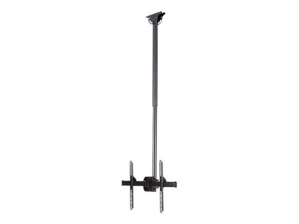 StarTech.com TV-takfäste - 1,06 till 1,52 m stång - Konsol - för platt panel - stål - svart - skärmstorlek: 32"-75" - takmonterbar - för P/N: HDMIPLA