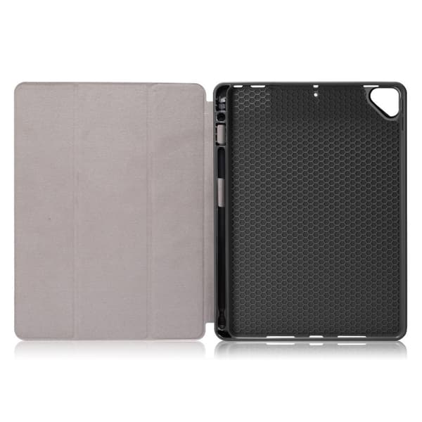 Kolminkertainen jalustallinen tablettikotelo Apple iPad 10.2 2019/2020 /2021 - Musta
