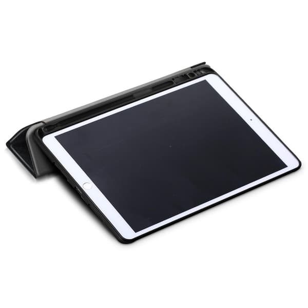 Kolminkertainen jalustallinen tablettikotelo Apple iPad 10.2 2019/2020 /2021 - Musta