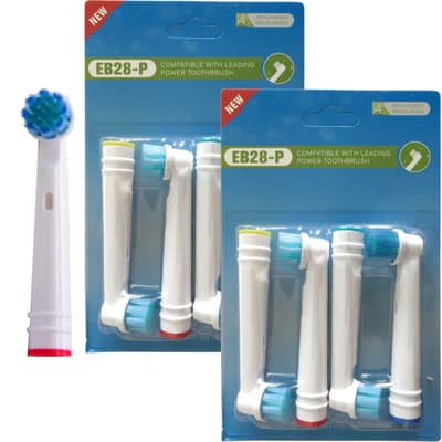 8-Pack Oral-B Kompatibla Tandborsthuvud Sensitive EB28-P