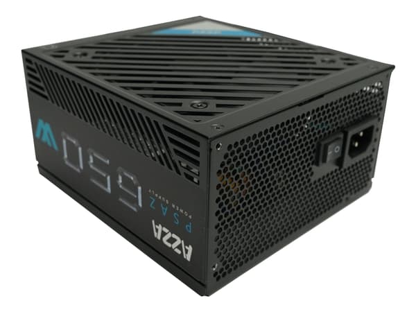 AZZA - Strømforsyning (intern) - ATX12V / EPS12V - 80 PLUS Bronze - AC 100-240/200-240 V - 650 watt - svart Sort