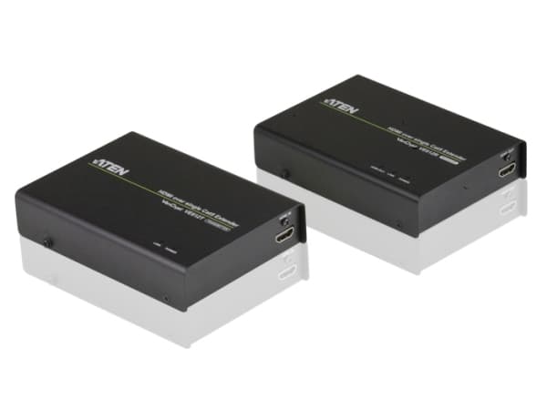 ATEN VE812R AV-forlenger AV-forsterker Sort