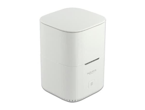DeLOCK 63084, HDD, SSD, SATA, 2.5", USB 3.2 Gen 2 (3.1 Gen 2) Type-C, 6 Gbit/s, Valkoinen