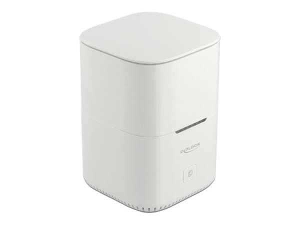 Delock USB Type-C 3.2 Docking Station for 2 x 2.5" SATA HDD / SSD with Clone Function - HDD-dokkestasjon - brønner: 2 - 2,5" / 3,5" delt - SATA 6Gb/s